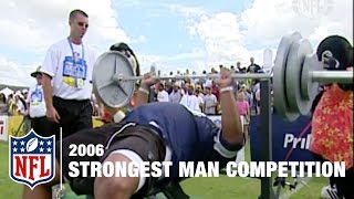 Strongest Man Competition 2006  NFL Pro Bowl Skills Challenge [upl. by Enywtna234]