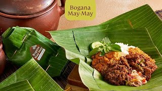 mukbang review Nasi Bogana MayMay nasi bungkus aneka rasa [upl. by Aivon102]