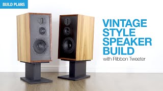 Building a Highend 3Way Classic Vintage Style Speaker  by SoundBlab [upl. by Ymerrej]