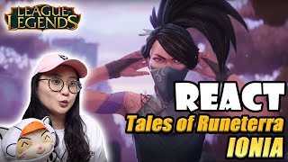 REACT to Tales of Runeterra IONIA  quotThe Lessonquot  League of Legends [upl. by Madonia]