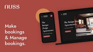 Make bookings amp Manage Bookings  NUSS Hotel WordPress Theme [upl. by Hcahsem]