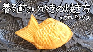 養殖たい焼きの基本の焼き方※プロパンガス使用 [upl. by Karly469]