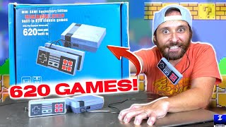 Temu Nintendo Mini NES 620 Classic Games Review [upl. by Robins]