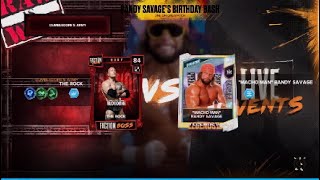 Randy Savages Birthday Bash Live Event  WWE 2K24 MyFACTION [upl. by Aihsot]