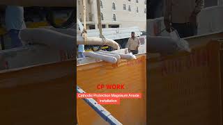 Cathodic Protection Magnisum anode installation [upl. by Rahas]