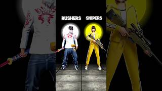 Rushers VS Snipers Skill🤫 shorts trinding freefire ffshorts freefirevideo shorts shortfeed [upl. by Ginevra]