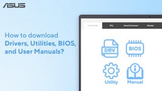 How to download Drivers Utilities BIOS and User Manuals  ASUS SUPPORT [upl. by Cattan]