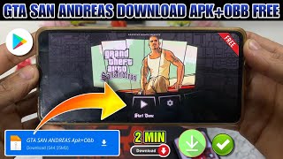 GTA SAN ANDREAS DOWNLOAD ANDROID  HOW TO DOWNLOAD GTA SAN ANDREAS IN ANDROID FREE  GTA SAN ANDREAS [upl. by Hpesoy]