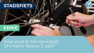 Hoe de en monteer ik een Shimano Nexus Clickbox 201 [upl. by Friederike]