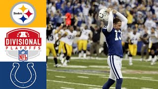 Steelers vs Colts 2005 AFC Divisional [upl. by Aeneg]