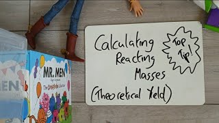 Calculating Reacting Masses help with the theoretical yield video [upl. by Yanahc383]