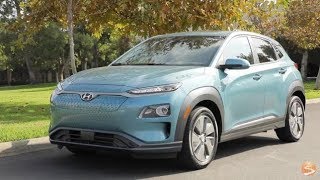 2019 Hyundai Kona Electric Crossover First Drive Video Review [upl. by Ralston244]