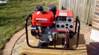 Honda EG3500 generator test [upl. by Yelnek]