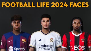 SP Football Life 2024  Tuto Faces [upl. by Retsila621]