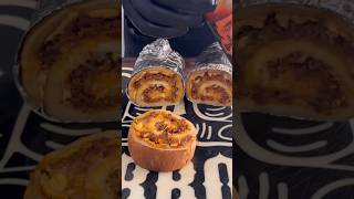 Breakfast Pinwheels with chorizo eggs and cheese breakfast breakfastrecipe easyrecipe [upl. by Reichert59]