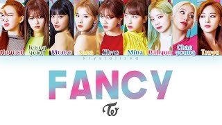 TWICE 트와이스  FANCY Color Coded HANROMENG Lyrics [upl. by Kamin]