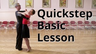 Quickstep Basic Lesson  Ballroom Dance [upl. by Shorter]