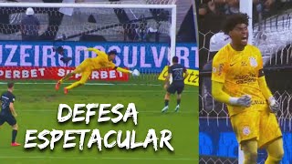 HUGO SOUZA FOI UM PAREDÃO  Hugo Souza vs Palmeiras [upl. by Neeliak]