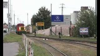 Hungarian narrow gauge at Kecskemet KK [upl. by Yekcim]