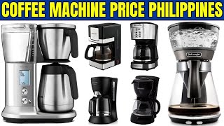 Coffee Machine Price Philippines 2025  Asahi Breville Hanabishi Taurus DeLonghi Imarflex etc [upl. by Aillimac]