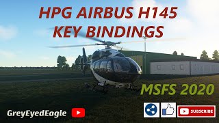 HPG Airbus H145 Key Bindings For MSFS 2020 PC Part I [upl. by Notrem450]