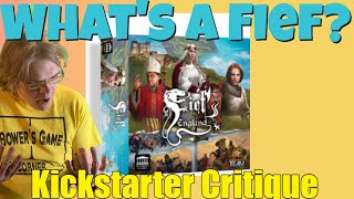 Fief England  Alliances Treachery and Power  Kickstarter Critique Review [upl. by Pickar155]