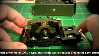 oorailcom  Hornby OO Gauge Steam Locomotive Tender Motor Removal Howto [upl. by Dlaniger]