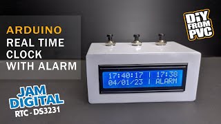 Easy Arduino Alarm Clock  Membuat Jam Digital Arduino  RTC DS3231 LCD 16x2 I2C [upl. by Ttelrahc]