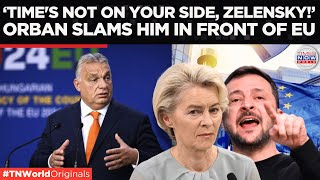 WATCH  Viktor Orban Confronts Ursula Von Der Leyen Calls for Immediate Peace in Ukraine [upl. by Enamrahc486]