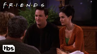 Friends Chandler Tries To Impress Monica’s Parents Season 6 Clip  TBS [upl. by Fromma]