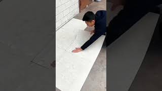 How to install vinyl floor flooring interiordesign selfadhesive vinyl [upl. by Agamemnon990]