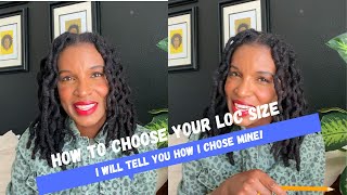 HOW TO CHOOSE YOUR LOC SIZE [upl. by Xyla401]