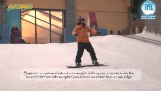 Ski Dubai Ski School Beginner Snowboarding Lessons [upl. by Alodie]