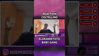 ELGRANDETOTO COLTELLINO FEAT BABY GANG FULL REACTION SUL CANALE babygang elgrandetoto [upl. by Athene793]