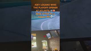 JOEY LOGANO WINS THE PLAYOFF OPENER AT ATLANTA 🏁🍑 nascarplayoffs [upl. by Ellekcim139]