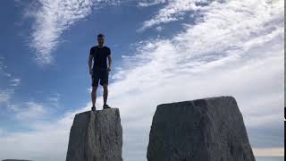 Jumping the Adam and Eve Stone on Tryfan  Leap of Faith [upl. by Jamie]