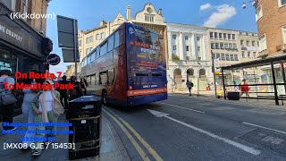 Kickdown Stagecoach Midlands ADL Enviro 400 Scania N230UD ZF MX08 GJE  15453 [upl. by Pfeifer]