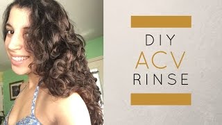 Apple Cider Vinegar Hair Tutorial  DIY Rinse [upl. by Malkin]