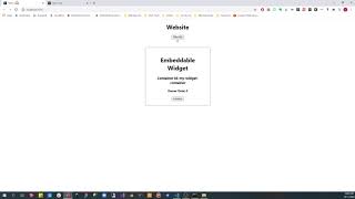 Building an embeddable widget with React Typescript [upl. by Undry]