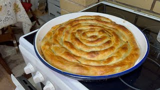 PITA ZELJANICA sa sofre  tradicionalni način spremljena recept [upl. by Drisko]