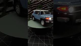 Sneak Preview Xtreme FJ Cruiser 124 Light amp Sound Pullback CavalryBlue Toyota scalemodel 4wd [upl. by Eeldivad]