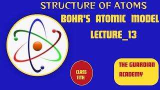 LEC13BOHRSATOMICMODELCLASS11CHAPTER2STRUCTUREOFATOM [upl. by Atiner133]