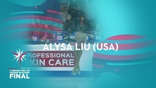 Alysa Liu USA  Ladies Short Program  ISU GP Finals 2019  Turin  JGPFigure [upl. by Oivalf]