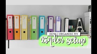 HOW I ORGANISE MY BINDER  studycollab alicia [upl. by Niffirg]