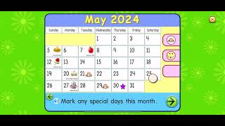 Starfall Calendar May 30 2024 [upl. by Stoughton497]