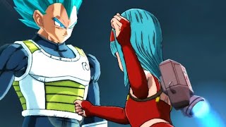 BULLA Vs SSJ GOD SS VEGETA Extreme COOP Battle  Dragon Ball Legends [upl. by Gaves]