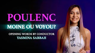 Poulenc Moine ou Voyou [upl. by Hedwiga]