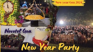 New Year Party at Novotel Goa Buffett Spread 2024 [upl. by Okiam]