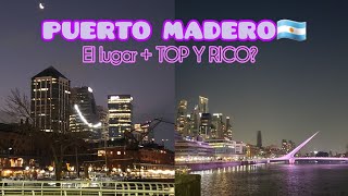 PUERTO MADERO🇦🇷🛳⚓🌆 El Barrio PORTEÑO MÁS MODERNO y TURÍSTICO [upl. by Derreg]