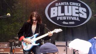 Steve Vai  quotHendrix tribute dayquot at Santa Cruz Blues Festival 2011 [upl. by Ahsilam]